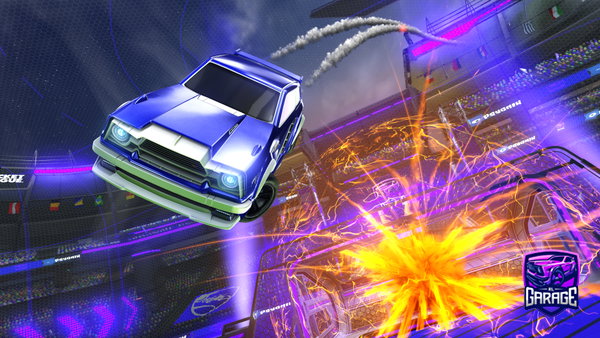 A Rocket League car design from polarqis
