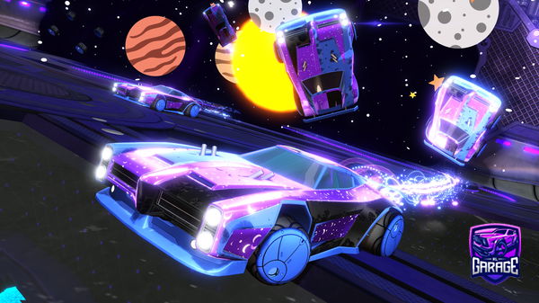 A Rocket League car design from Vegas_Vixen