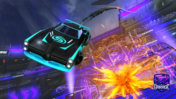 A Rocket League car design from reticently