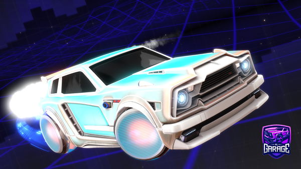 A Rocket League car design from Vanhaage