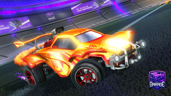 A Rocket League car design from Liampom