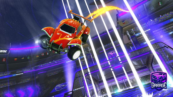 A Rocket League car design from mars074crazy