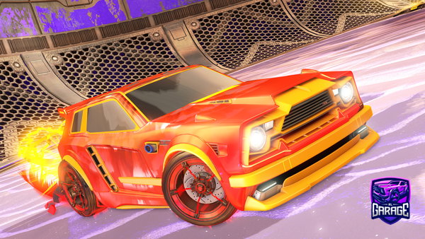 A Rocket League car design from LegendaryOatmilk