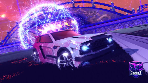 A Rocket League car design from fakuuuu