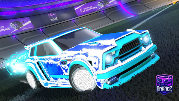 A Rocket League car design from eyejust