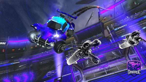 A Rocket League car design from RaccoonsYum