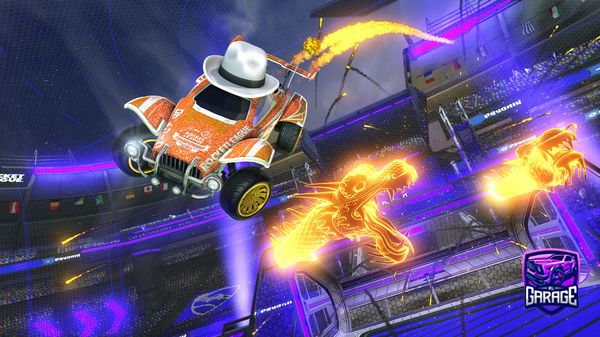 A Rocket League car design from Cosmos_E