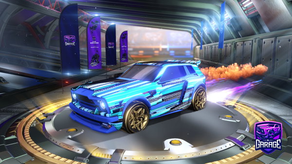 A Rocket League car design from astaroth30