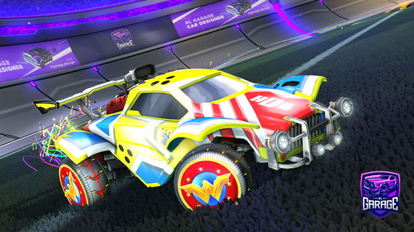 A Rocket League car design from Duckknight28