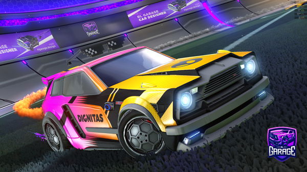 A Rocket League car design from IsakTheNerd