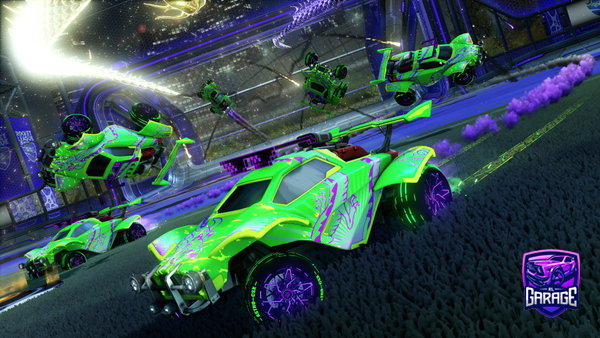 A Rocket League car design from -IAM-