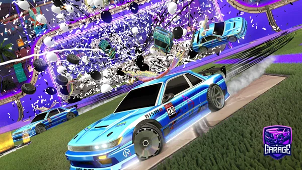 A Rocket League car design from MTGX