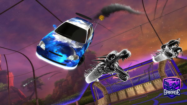 A Rocket League car design from MGR64