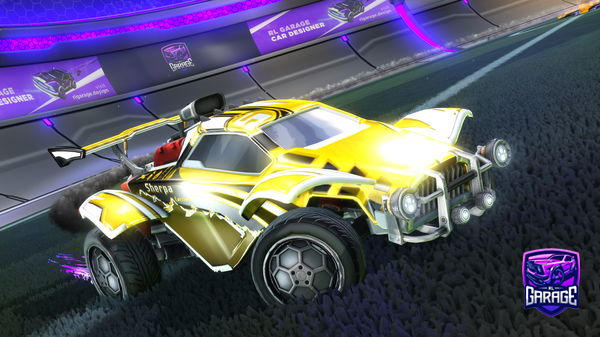 A Rocket League car design from R3KTGoldFish