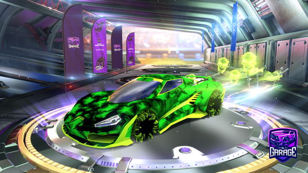 A Rocket League car design from babytigerchamps