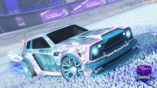 A Rocket League car design from est-oc31