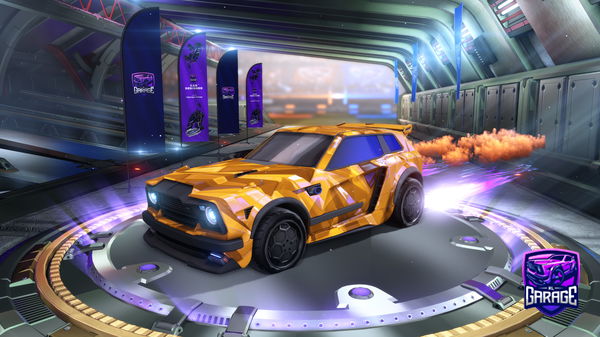 A Rocket League car design from King_v87