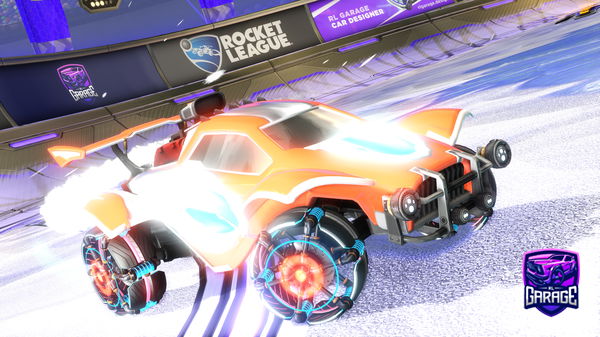A Rocket League car design from Hyperventilation
