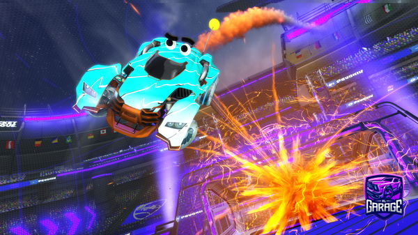 A Rocket League car design from bairon009