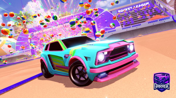 A Rocket League car design from Ludde1209