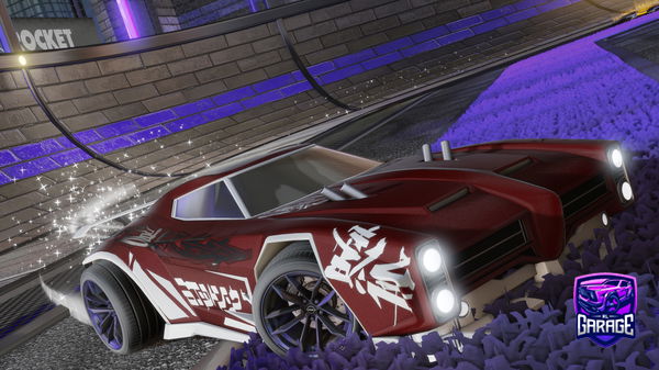 A Rocket League car design from P3pap1g