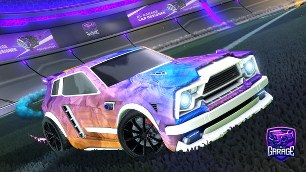 A Rocket League car design from Mti________endrit