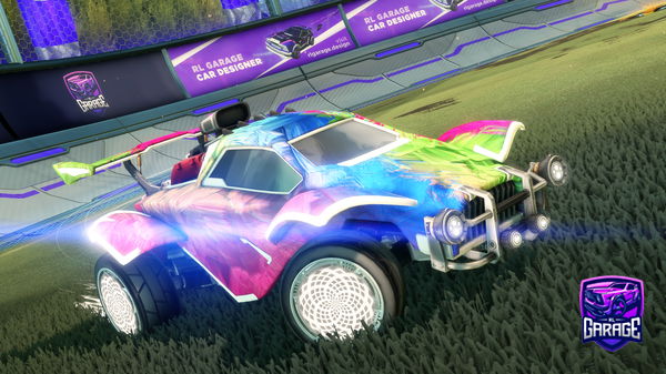 A Rocket League car design from galactcdrt