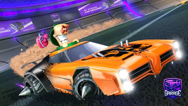A Rocket League car design from Beeyd