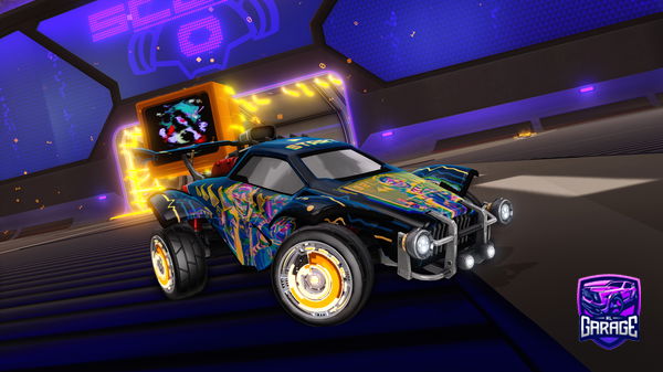 A Rocket League car design from Verrkami
