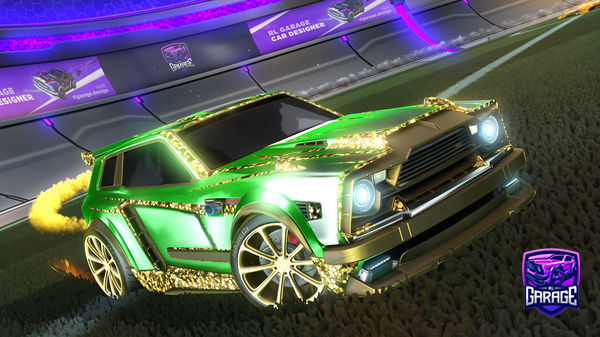 A Rocket League car design from AlanFlatline