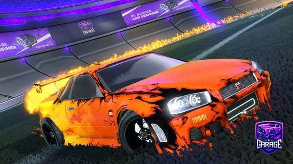 A Rocket League car design from Bigbrain1451