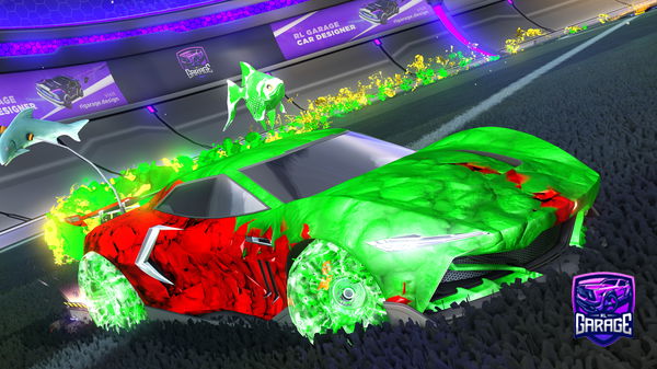 A Rocket League car design from shadowknighto18
