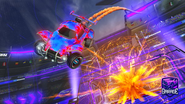 A Rocket League car design from Cor721