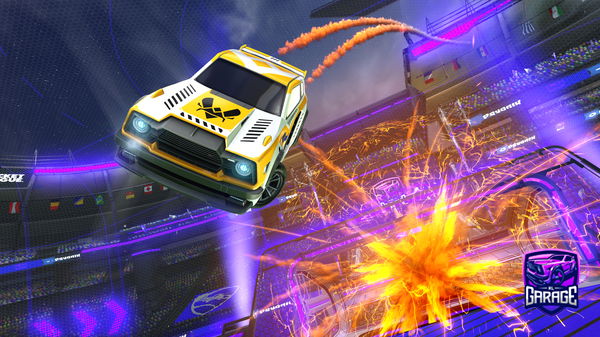 A Rocket League car design from teamvitality