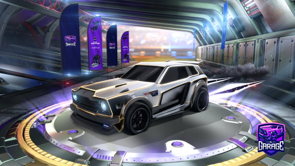 A Rocket League car design from Frostnite_Joel