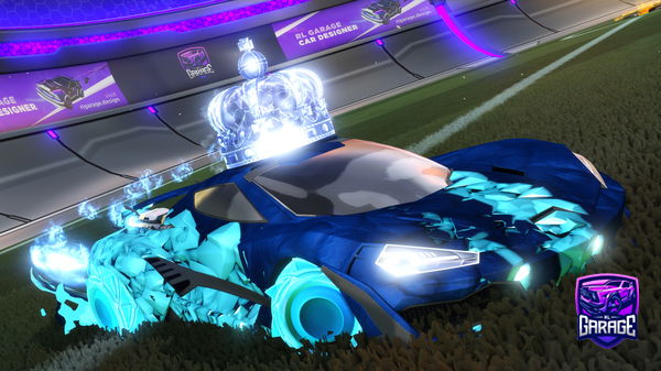 A Rocket League car design from Lithic_Sparkz_