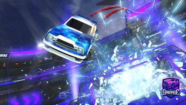 A Rocket League car design from Husam10