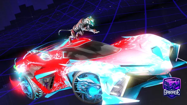 A Rocket League car design from Kchouston