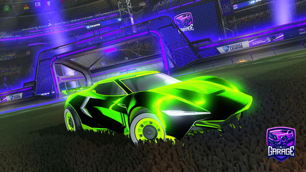 A Rocket League car design from Foxy8-Ita
