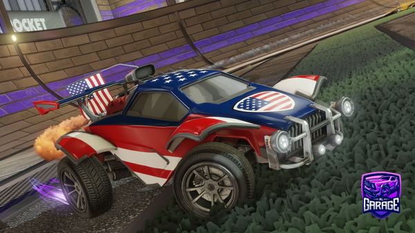 A Rocket League car design from PRPLWINGS