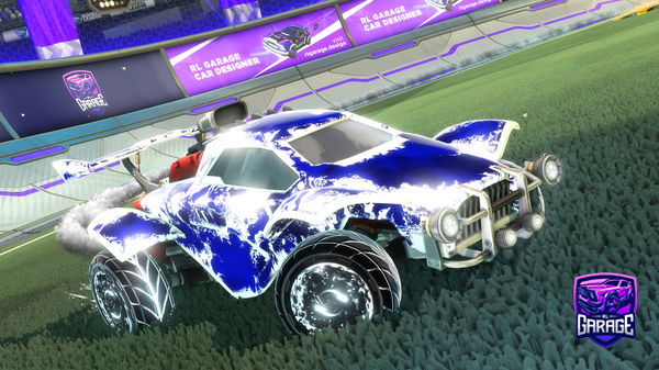 A Rocket League car design from Xvlada16