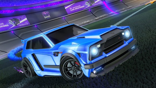 A Rocket League car design from xiolite