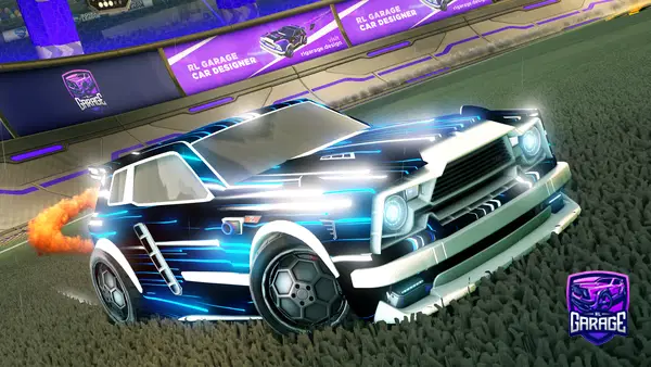 A Rocket League car design from ivMex-