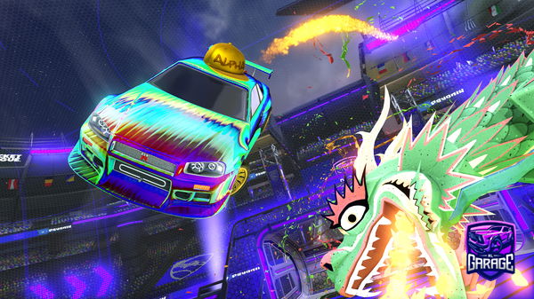 A Rocket League car design from Ykiret54