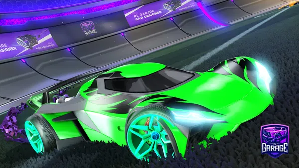 A Rocket League car design from Beeyd
