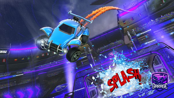 A Rocket League car design from FIREfennec