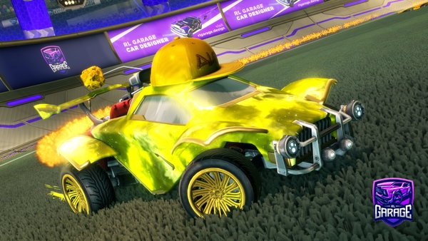 A Rocket League car design from WaelHJGT