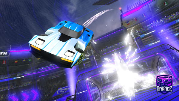 A Rocket League car design from Capcut_Vortex