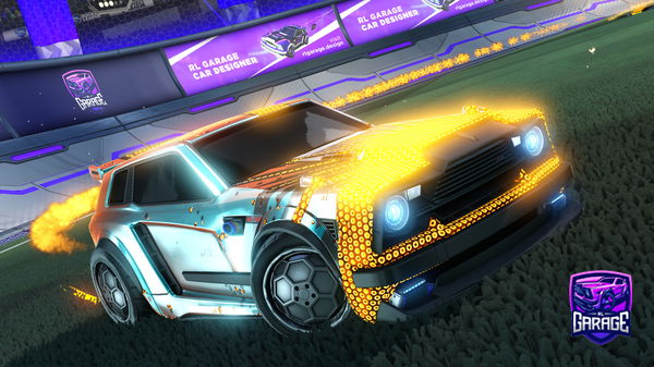 A Rocket League car design from KTiniOfficial