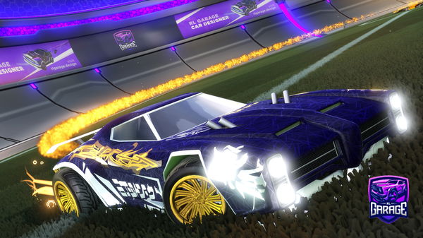 A Rocket League car design from satakuzxc